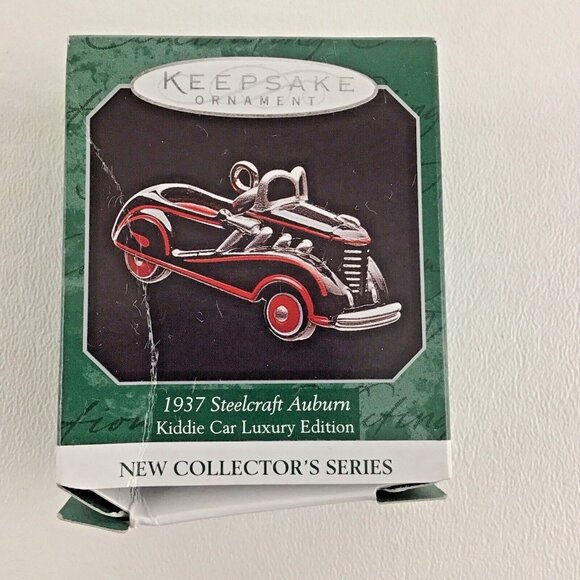 Hallmark Other - Hallmark Keepsake Mini Ornament 1937 Steelcraft Auburn Kiddie Car Luxury Edition